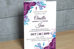 Omello And Ian Wedding Invitation - Antz Business Solutions