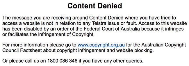 Telstra: First Aussie ISP to block subscriber access to The Pirate Bay; defeated in seconds