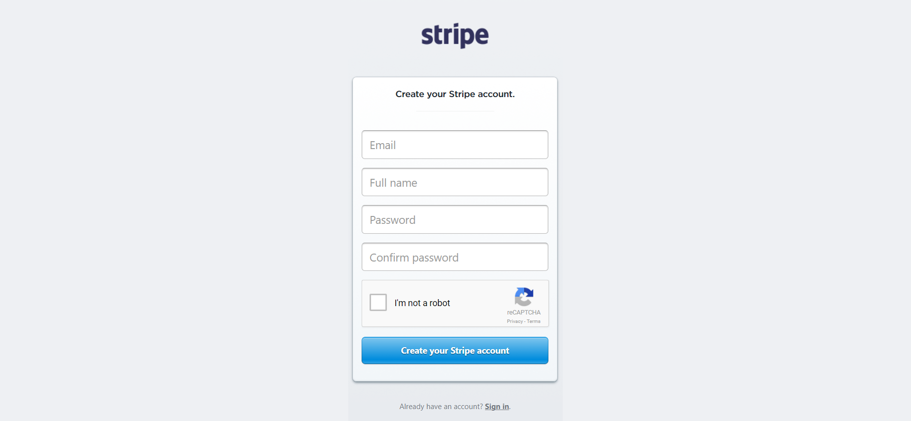 How to get a Stripe account - Antz Business Solutions